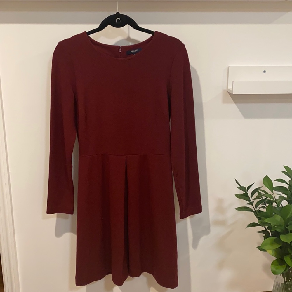 Madewell Burgundy Red Dress